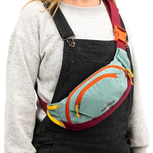 Ruffwear, Home Trail Hip Pack, Dog Walking Fanny Pack Crossbody with Adjustable Belt, Treat Pouch, Poop Bag Holder, Phone Pocket, Hands-Free for Training, Hiking, Running, Travel, River Rock Green - color: River Rock Green