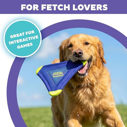 Outward Hound FlyFetch Flyer Dog Toy, Lightweight, Floats in Water, All Breeds, 10" x 11.2" - color: Flyer Purple