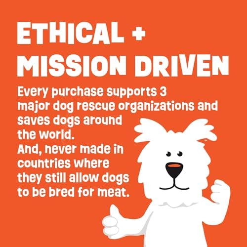 Huddy B. Good™ – New! Dog Poop Bags That Save Dogs | Supports 3 Dog Rescues | Cruelty-free Manufacture | Eco-Friendly | 85% Plant-Based Material | Extra Large & Leak-Proof | Unscented | 120 Count