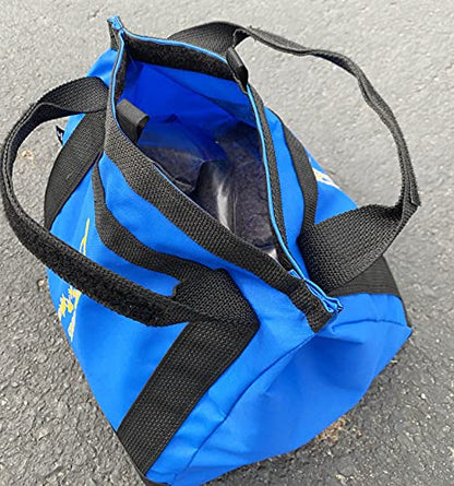 ActiveDogs Agility Tunnel No-Slip Sand Bags - Non-Constricting Saddlebags for Stabilizing Dog Agility Tunnel Equipment Indoor or Outdoor (Sandbag System Only)