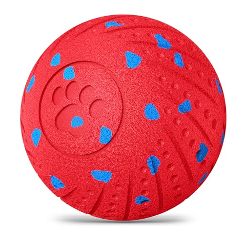 Dog Toys for Small Medium Dog to Keep Them Busy, Interactive Dog Toys, Automatic Moving Bouncy Dog Balls 3-Modes with Lights, Motion Activated Rolling Dog Balls, Mental Stimulation (Red Ballshell) - color: Red Ballshell