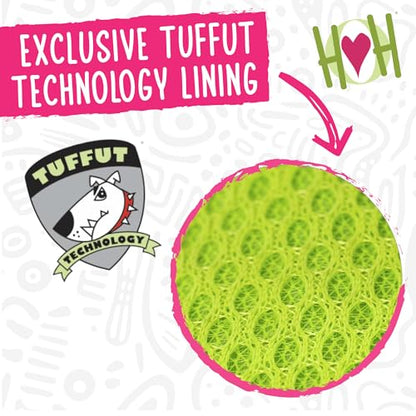 HuggleHounds Plush Dog Toy - Fuzzy Dog Toys, Soft Plush, for Small and Large Breeds with Squeaker - Lester Lamb, Large - size: Large, style: Lester Lamb