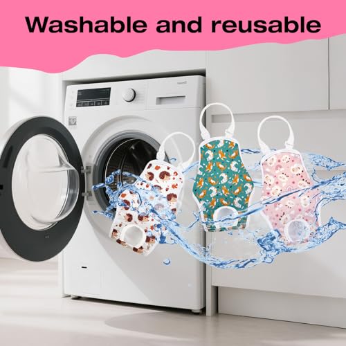3 Pack Washable Female Dog Diapers with Adjustable Suspender, Reusable Sanitary Panties for Dogs in Heat, Leak-Proof Design for Small Dogs - size: XL