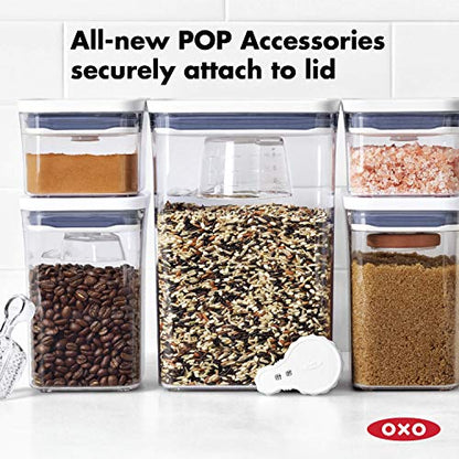 OXO Good Grips POP Container - Rectangle Mini 0.6 Qt - color: White, size: 0.6 Qt - Rectangle