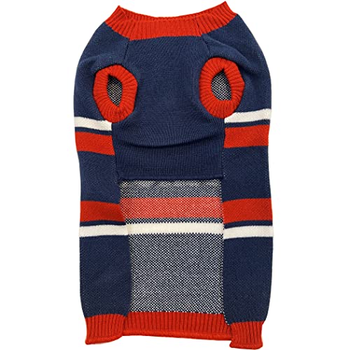 NFL New England Patriots Dog Sweater, Size Medium. Warm and Cozy Knit Pet Sweater with NFL Team Logo, Best Puppy Sweater for Large and Small Dogs - color: New England Patriots, size: Medium