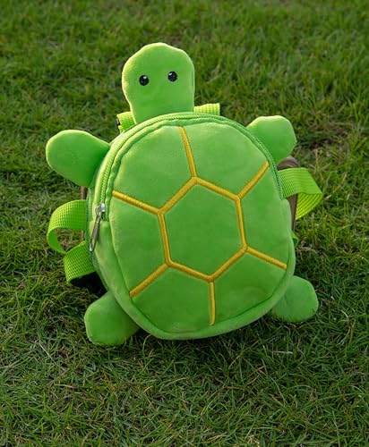 Dog Backpack Harness with Leash, Adjustable Dog Harness Backpack for Small Dogs, Cute Turtles Shape Bag Pet Carrier Backpacks for Hiking Training and Daily Walking - color: Green
