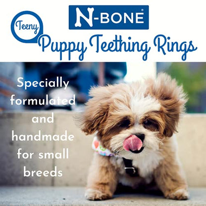 N-Bone Teeny Puppy Teething Rings Chicken Flavor / 4.6oz, 7 Count (Pack of 2) - size: 4.6 Ounce (Pack of 2)