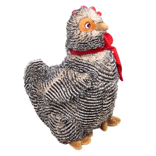 Fuzzl Plush Super Soft Big Cheeky Chuck Chicken Dog Toy & Comforter – Cuddly Plush with Squeaker, Gentle Dog Toy for Puppies & Small to Medium Dogs - style: Jumbo Chicken