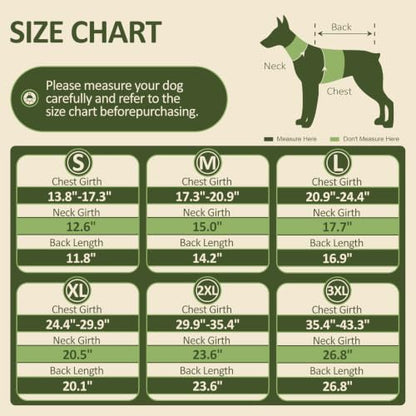 DENTRUN Warm Dog Winter Coat, Easy On Reflective Turtleneck Fleece Jacket | Adjustable buckle, easy on off, windproof & water-repellent, thick fleece snowsuit, outfit fits small to large breeds - color: Army Green, size: Large