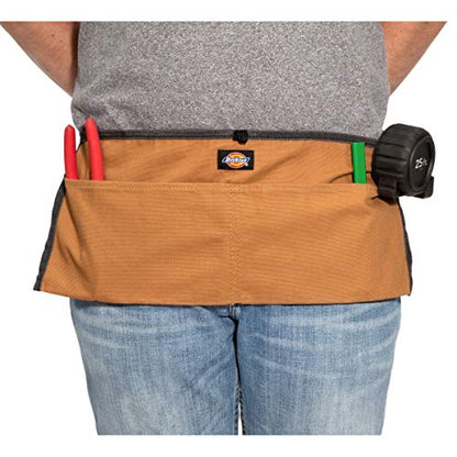 Dickies 2-Pocket Canvas Work Waist Apron, Suitable for Woodworkers, Artists, and Other Craftspeople - color: Tan, style: 1 Qty