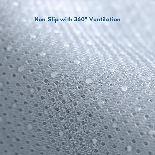 petfelix FrostEase Dog Cooling Mat, Cooling Dog Bed and Cooling Pad for Dog with Qmax 0.4 Yarn, Breathable 3D Airflow Layers, Machine Washable Non Slip Base for Pets, Blue, XXL, 55"*36" - size: XXL-55''*36''