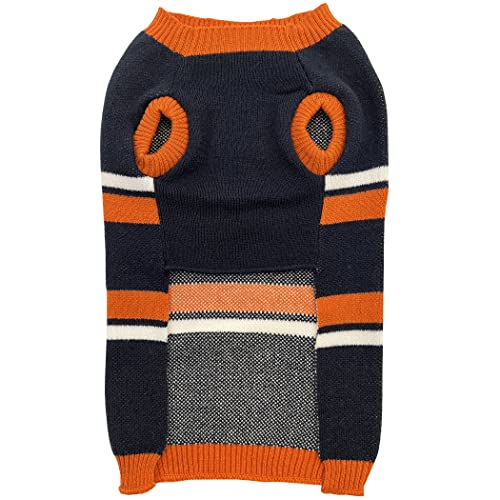 NFL Chicago Bears Dog Sweater, Size Extra Small. Warm and Cozy Knit Pet Sweater with NFL Team Logo, Best Puppy Sweater for Large and Small Dogs - color: Chicago Bears, size: X-Small