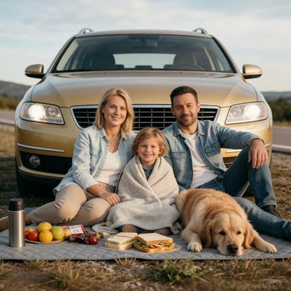 Dog Car Seat Cover for Back Seat - Waterproof Pet Hammock with Embedded Insert Door Protectors (Large for Full-Size Trucks, Large SUvs) - size: Large for Full-Size Trucks, Large SUvs