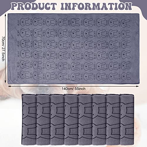 Peryiter 8 Pcs Dog Drying Towels Bulk 55'' x 28'' Pet Grooming Absorbent Microfiber Dog Bath Towels Quick Drying Puppy Bathing Towel for Small Medium Large Cats Pets Bathing Grooming(Grey) - color: Grey