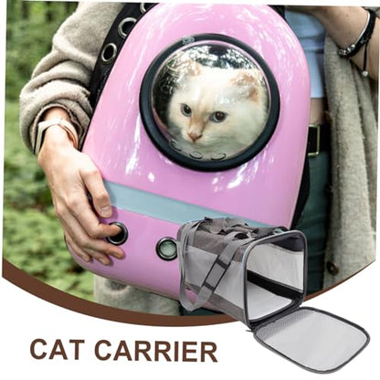 Cat Carrier Backpacks Top Loading Cat Carrier Soft Sided Mesh Pet Travel Bag