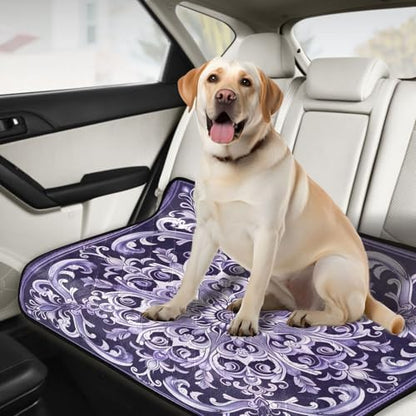 Qilmy Mandala Pet Mat, Waterproof Reusable Dog Training Pad Anti-Slip Pet Creat Pad for Small Medium Large Dogs and Cats - size: Medium+Large