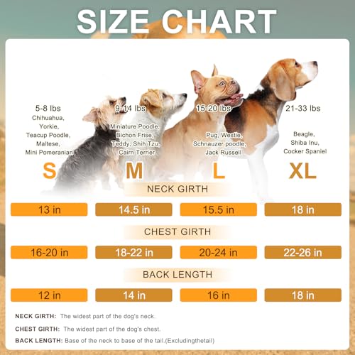 BEAUTYZOO Dog Raincoat for Small Medium Dogs Puppy,Waterproof Dog Rain Jacket with Harness Built-in & Detachable Hood, Zip Up Pet Rain Coat,Reflective Windproof Full Body Coverage Poncho for Rain Snow