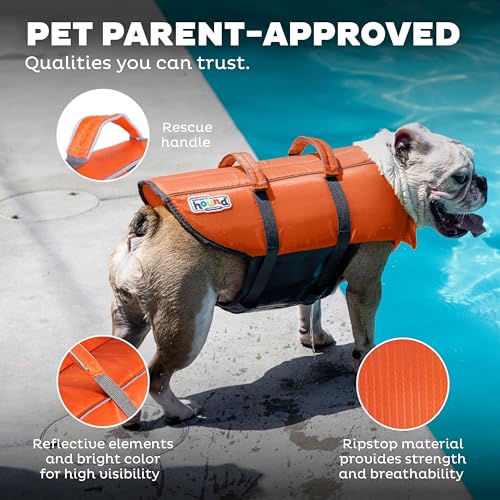 Outward Hound Granby Splash Dog Life Jacket, High-Buoyancy Dog Life Vest for Swimming, Boating, and Water Safety, Small, Camo - color: Camo, size: Small (Chest Girth: 16"-20")