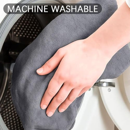 1Pack Microfiber Dog Towels for Drying Dogs,23.6'' X 11.9'', Super Absorbent and Soft Pet Grooming Towel, Perfect Shower & Bath Supplies for Dogs(Grey)