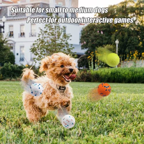 Indestructible Floating Bouncy Balls for Small Breed Dogs - Lightweight, Durable, Odourless - 2.5" - 3 Pack - size: 3pcs small ball