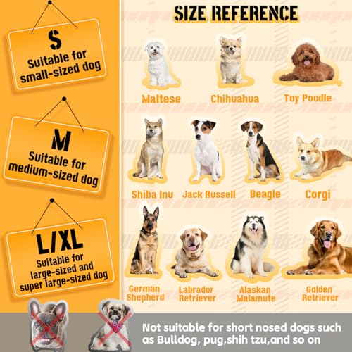 Dog Muzzle Basket Air Muzzle for Large Dogs, Anti Chewing (Yellow, XL) - color: Yellow, size: XL