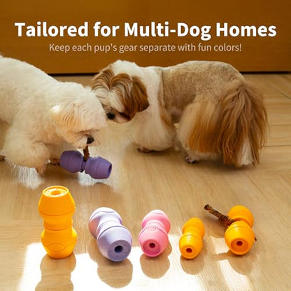 PetClan Chewise Bully Stick Holder, Improved Bully Sticks Holder, Ultimate Secure Heavy Duty, BPA-Free Safety Device to Prevent Choking, Fits Various Bully Sticks and Dog Sizes - color: Purple, size: Small