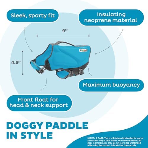 Outward Hound Dawson Swim Blue Dog Life Jacket, XS - color: Blue, size: X-Small (Chest Girth: 11"-15")
