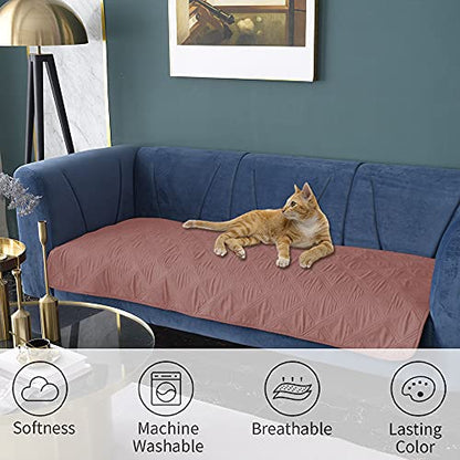 Ameritex Waterproof Dog Bed Cover Pet Blanket with Anti-Slip Back for Furniture Bed Couch Sofa - color: Lightpink, size: 30x53 Inch (Pack of 1)