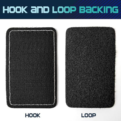 2 Pieces Rescue Dog Nervous Give Me Space Dog Patches, Service Dog Patches with Hook Backing for Service Animal Vests, Harnesses - color: Rescue Dog