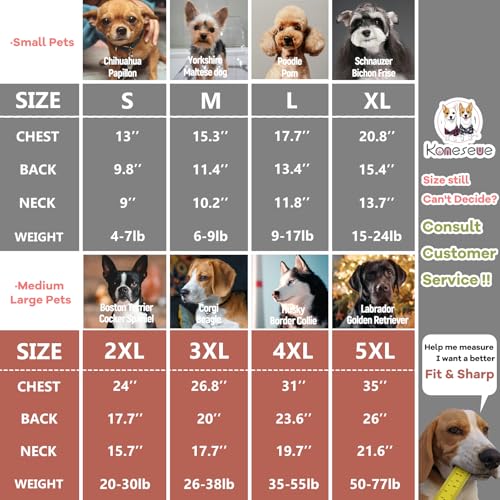 Koneseve Dog Hoodie Fleece Puppy Clothes Warm Sweater with Hat for Small Dogs Cat Hooded Shirt Kitten Pet Basic Hoodies Sweatshirt with Pocket Doggie Soft Winter Coat Apparel (Grey; L) - color: Grey, size: L-(9~17lb) | Chest(~17.7")