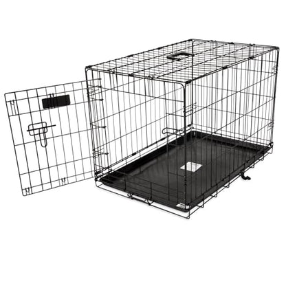 Precision Pet Products One Door Provalue Wire Dog Crate, 30 Inch, For Pets 30-50 lbs, With 5-Point Locking System - size: 30.0"L x 19.0"W x 21.0"H