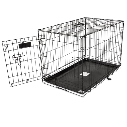 Precision Pet Products One Door Provalue Wire Dog Crate, 30 Inch, For Pets 30-50 lbs, With 5-Point Locking System - size: 30.0"L x 19.0"W x 21.0"H