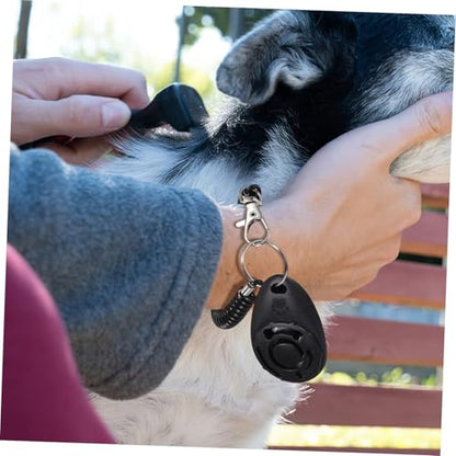BESPORTBLE Portable Dog Clicker Whistle Training Tool for Puppies Cats Birds Includes Wrist Strap for Convenience