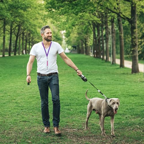 6 Pack Dog Whistle with Lanyard Stop Neighbors Dog from Barking Adjustable Ultrasonic Silent Dog Whistles Professional Dog Training Whistle for Dog Daily Training - color: Multicolor