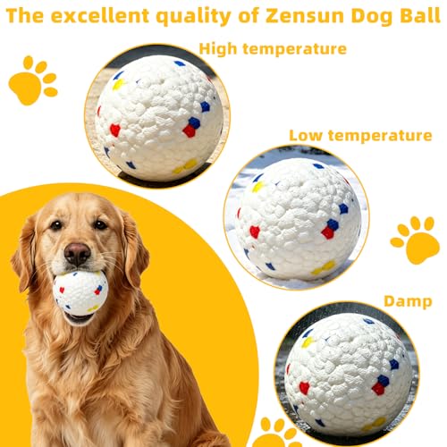 6 Pack Dog Toy Ball, 2.3 Inch ETPU Material, Automatic Ball Transmitter Replacement Ball, Suitable for Small and Medium Dogs, Suitable for 2.3 Inch Automatic Dog Ball Launcher - color: White