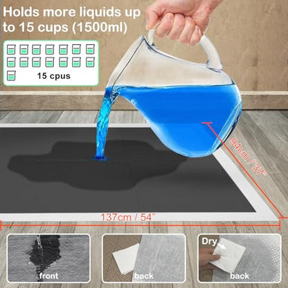 Extra Large 54"x37" 35 Pcs Odor-Control Super Absorbency Charcoal Pee Pads for Dogs,Leak-Proof Pet Training Pee Pads,Thicken Disposable Potty Pads Puppy Training Pads for Cats Rabbits