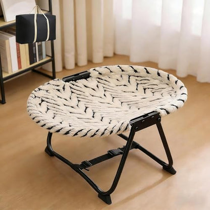 Raised Dog Bed,Portable Breathable Non Slip Cot Hammock,Foldable 22.44 x 16.14 x 10.23Inch Dog Bed Raised Cot | for Pets Cats Kitten Puppy Sleep Rest Camping Travel - color: B