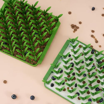 Tall Tails Grass Foraging Mat for Dogs and Cats – Slow Pet Feeder Puzzle Mat for Easy & Engaging Feeding - color: Grass