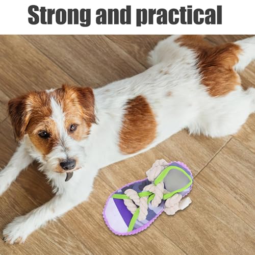 Dog Chew Rope Set for Small Dogs, Bite-Resistant Interactive Puppy Teeth Cleaning Rope, Sturdy Knotted Cotton Chew for Indoor and Outdoor Play