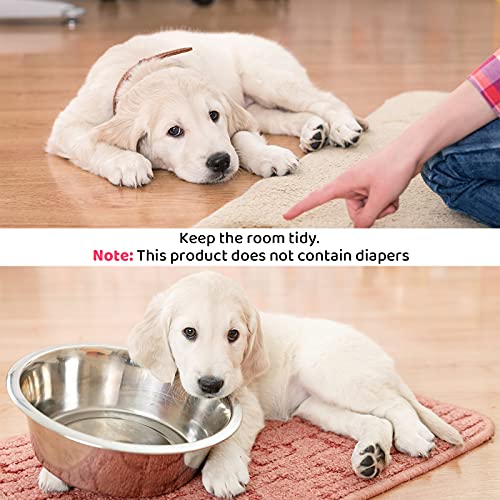 3 Pieces Reusable Female Dog Diapers with Adjustable Suspender Washable Doggy Sanitary Panties Dog Period Diapers Puppy Underwear Jumpsuits for Heat Cycle Female Doggie Pet(XL) - size: XL