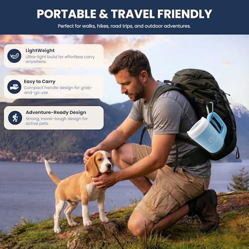Dog Paw Cleaner, Paw Washer Cup with Soft Silicone Bristles, Portable Dog Foot Washer, 4-in-1 Paw Cleaner Kit with Paw Balm, Microfiber Towel & Grooming Brush (Blue, Small) - color: Blue, size: Small