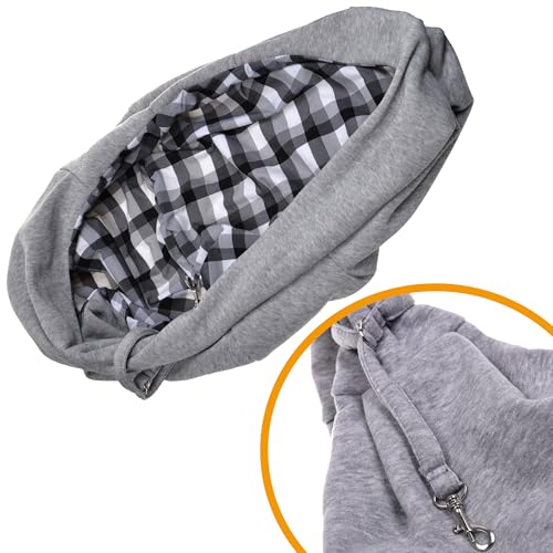 Cosmos Reversible Dog Sling Carrier Dog Purse with Breathable Soft Cotton Suit for Puppy Small Dogs and Cats for Outdoor Travel
