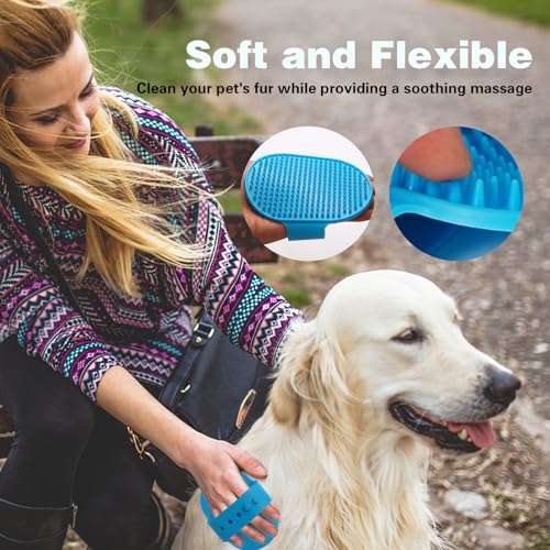 Dog Bath Brush and Foam Machine | Dog Shampoo Brush | Dog Wash Accessories | Rechargeable Shampoo and Soap Dispenser, White