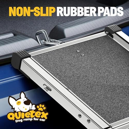 Extra Long 70”Dog Ramp Folding Pet Ramp for Car Large Dogs with Non-Slip Surface Dog Ramps up to 200 lb for Car SUV Truck