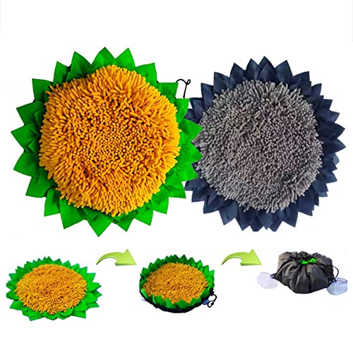 for Dogs Slow Feeder, Interactive Puppy Puzzle Toy with Strong Suction Cups, Machine Washable Pet Training Mat