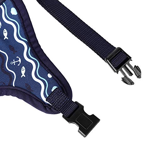 Mile High Life Step in Dog Harness for Small Dogs No Pull, Easy Get on Air Mesh Vest Harness, Adjustable Easy Closures Both Neck and Chest (Blue, L Chest 21.6"-43.2") - color: Vest Harness Blue, size: L Chest 21.6"-43.2"