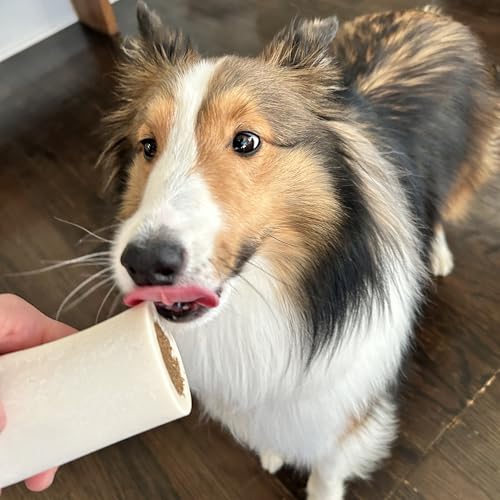 Cadet Stuffed Shin Bone, Long-Lasting Dog Chew Bones for Aggressive Chewers, High Protein Filled Bone Dental Chew for Dogs, Peanut Butter Flavor Filling, 3-4" for Small Dogs, 3 Pack - size: 3 Count (Pack of 1)