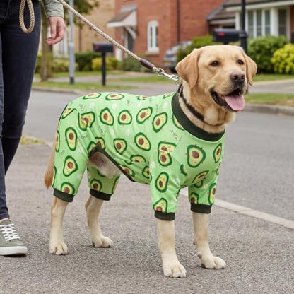 XPUDAC 4 Pack Dog Pajamas Soft Strechy Summer Doggie Clothes for Medium Large Dogs Boy Girl Dog Onesie Cat Apparel, 3XL - size: 3X-Large(Chest-26" Back-19.7" Neck-17.3")