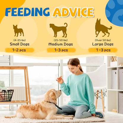 Gazeupon Dog Treats for Small Dogs, Soft Chicken Wrapped Cod Sticks, Rawhide Free Training Treats for Small Breeds, Healthy Chewy Snacks with Omega-3