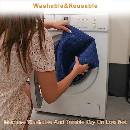 2Pack Pee Pads for Dogs Washable 53”x53”, Pet Pads Waterproof,Anti Skid for Whelping Training - size: 2Pack 53”x53”